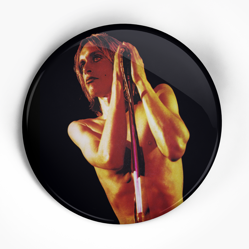 Stooges "Raw Power" (1", 1.25", or 2.25") Pin