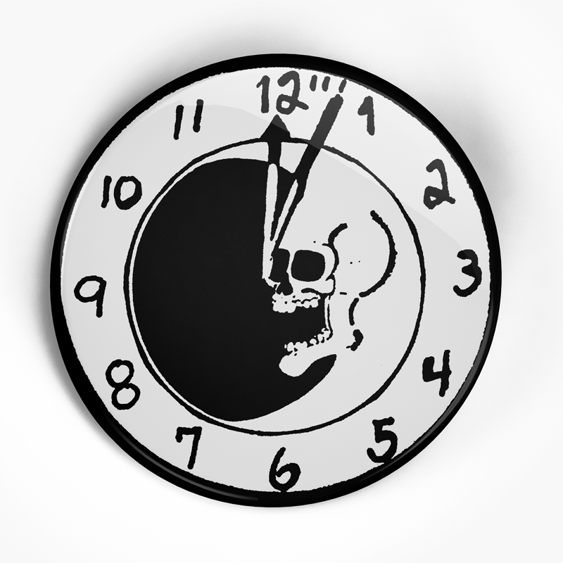 Dead Moon "Crack in the System" (1", 1.25", or 2.25") Pin