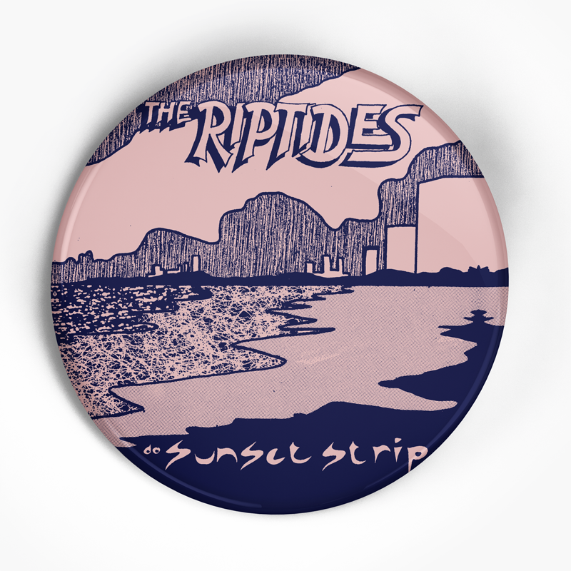 Riptides "Sunset Strip" (1", 1.25", or 2.25") Pin