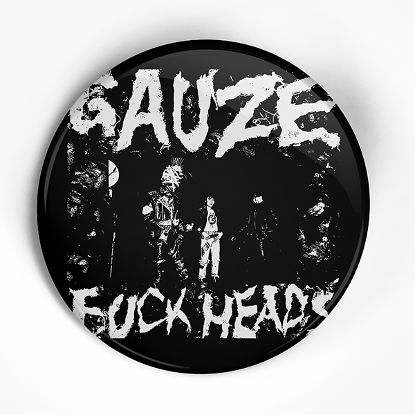 Gauze "Fuckheads" (1", 1.25", or 2.25") Pin