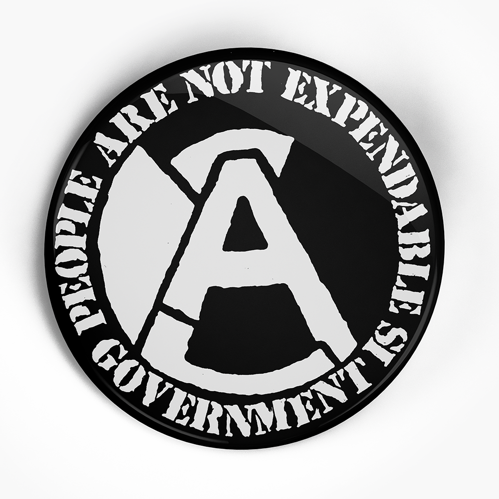 Aus Rotten "Expendable" (1", 1.25", or 2.25") Pin