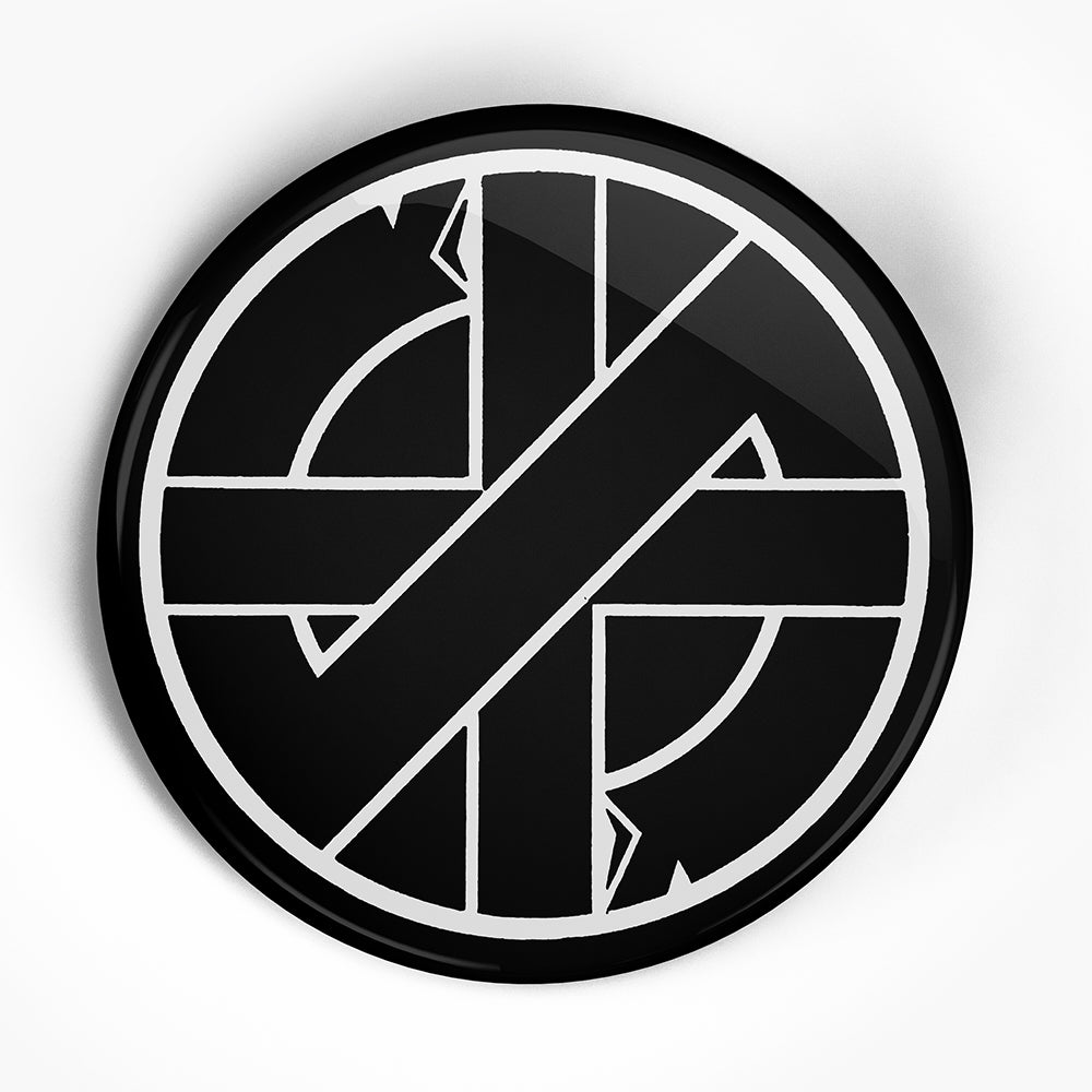 Crass "Logo" (1", 1.25", or 2.25") Pin