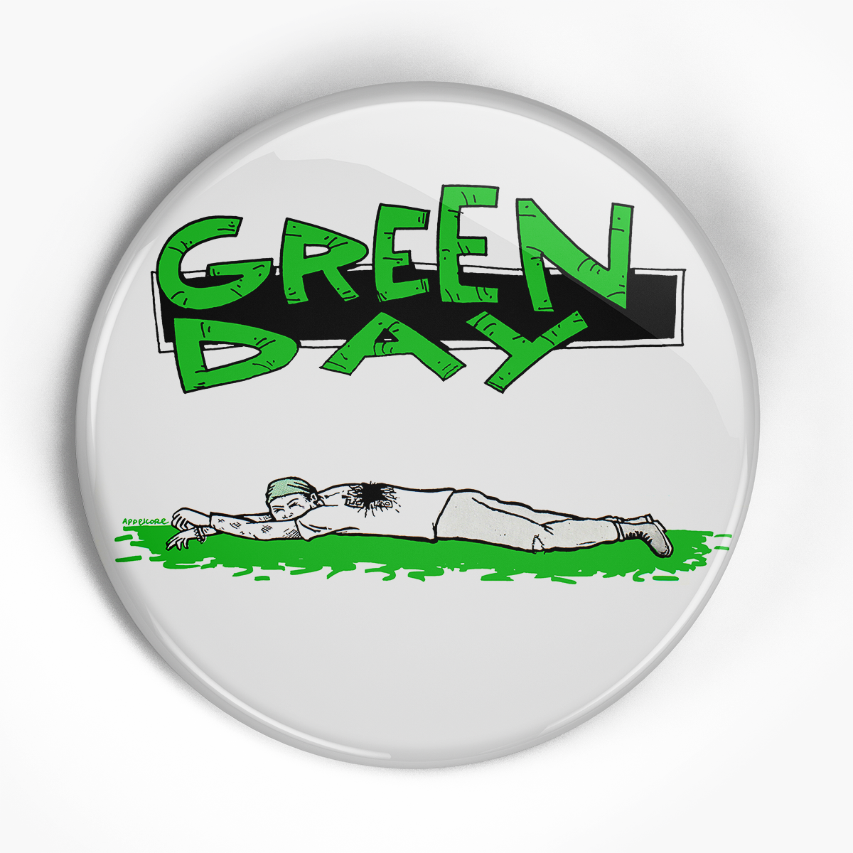 Green Day "Kerplunk" (1", 1.25", or 2.25") Pin