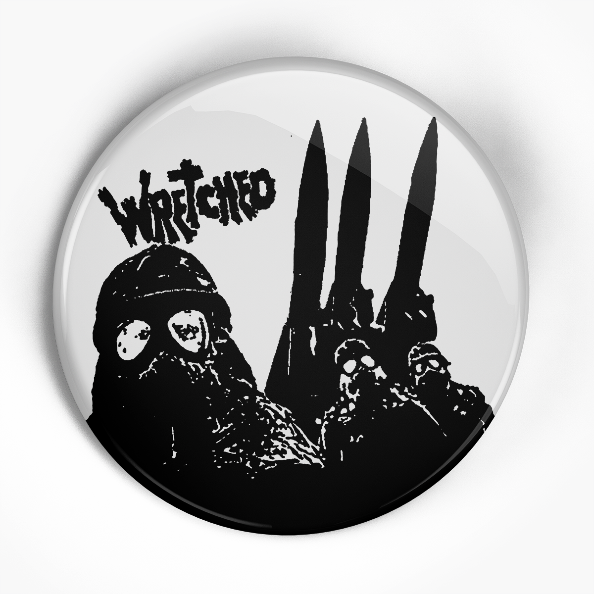 Wretched "FINIRA Label" (1", 1.25", or 2.25") Pin