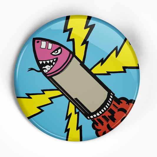 LIP CREAM "Lonely Rock" (1", 1.25", or 2.25") Pin