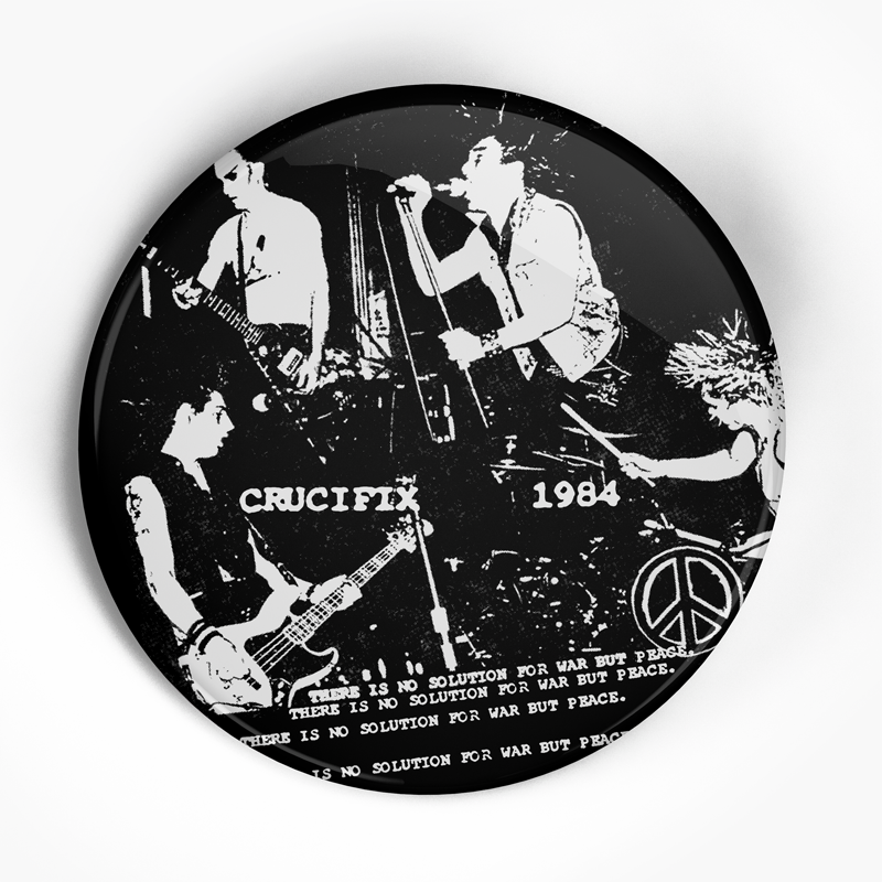 Crucifix "1984" (1", 1.25", or 2.25") Pin