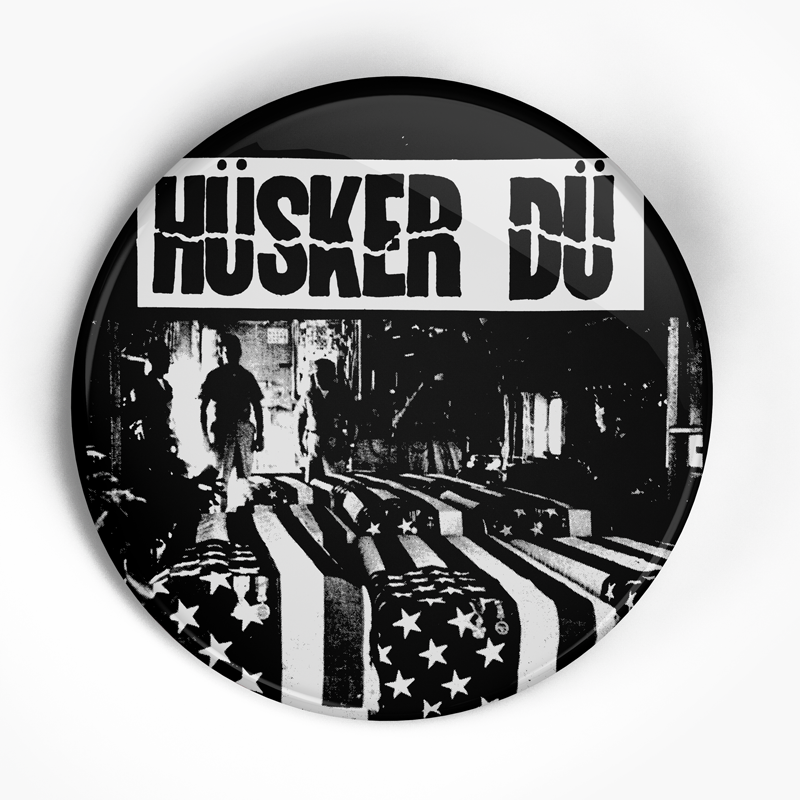 Husker Du "Land Speed Record (Front)" (1", 1.25", or 2.25") Pin