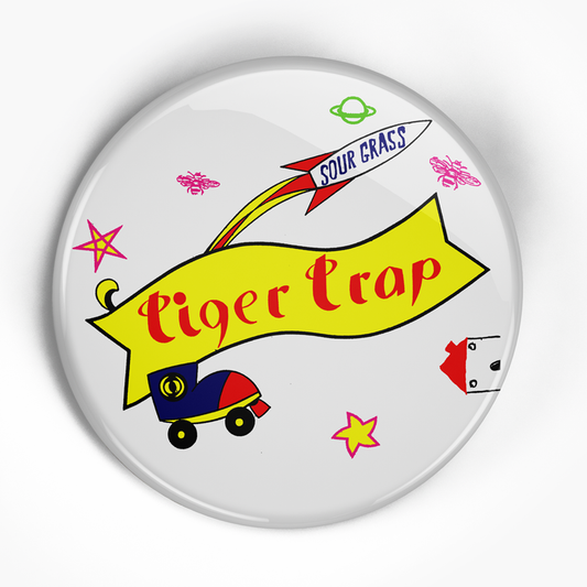 Tiger Trap "Sour Grass" (1", 1.25", or 2.25") Pin