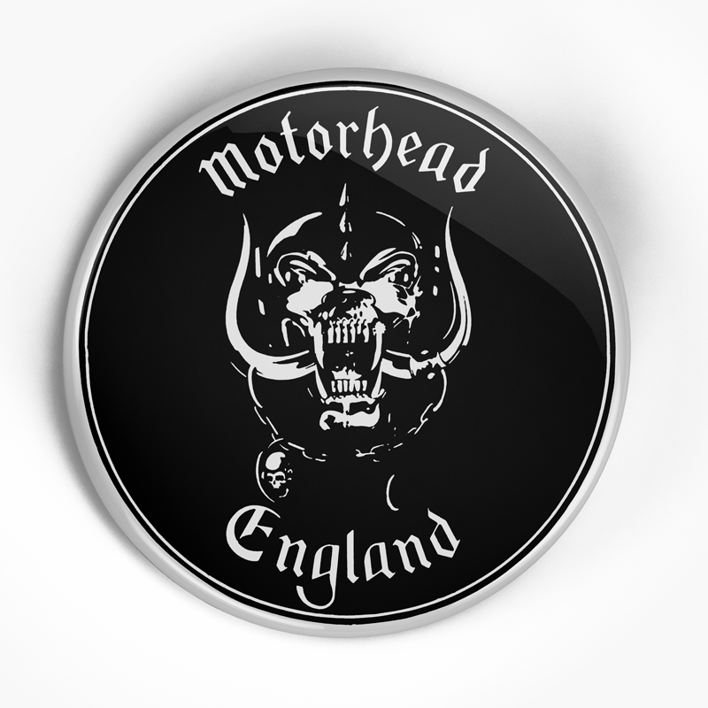 Motorhead "England" (1", 1.25", or 2.25") Pin