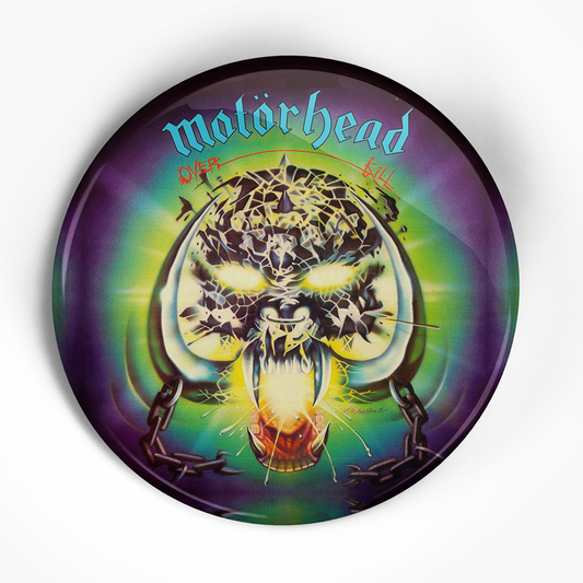 Motorhead "Overkill" (1", 1.25", or 2.25") Pin