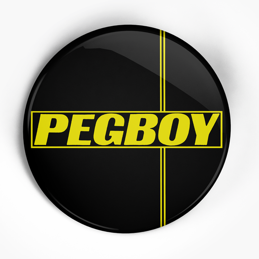 Pegboy "Yellow" (1", 1.25", or 2.25") Pin