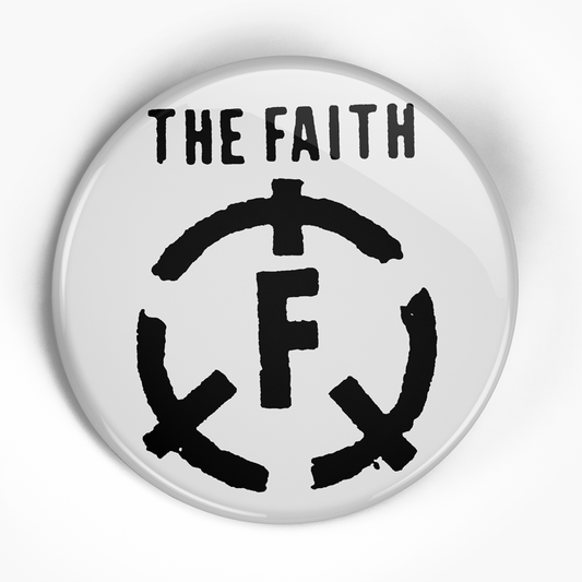 Faith, The "Name w/ Logo" (1", 1.25", or 2.25") Pin