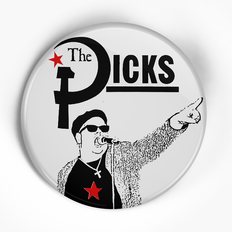 Dicks "Hate the Police" (1", 1.25", or 2.25") Pin