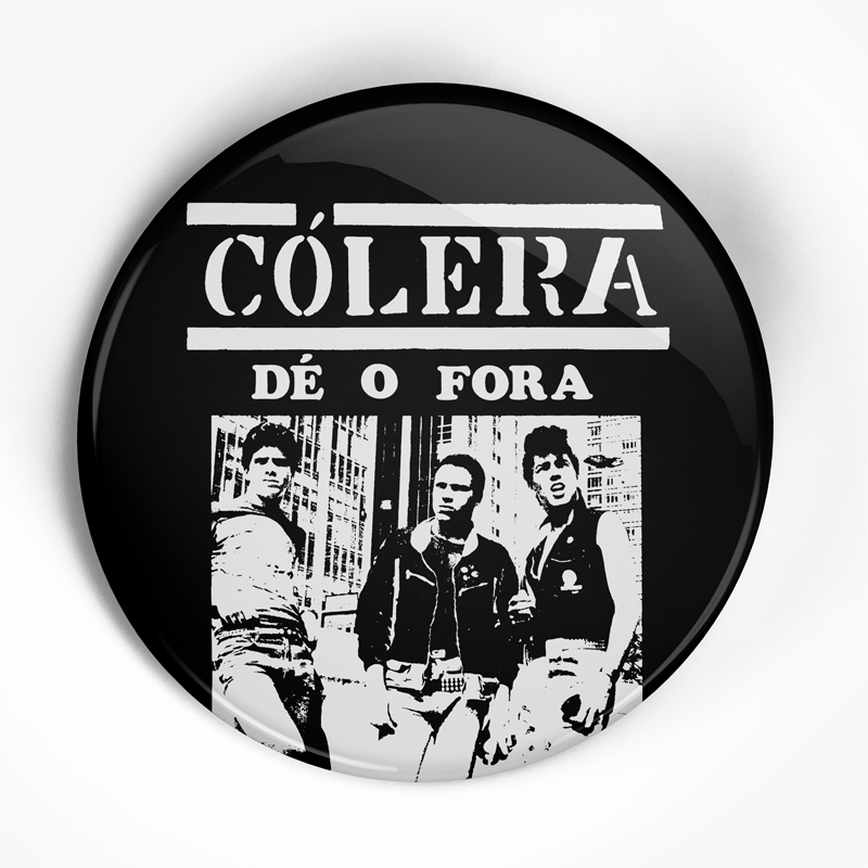 Colera "De o For a" (1", 1.25", or 2.25") Pin