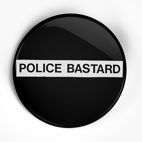 Doom "Police Bastard Title" (1", 1.25", or 2.25") Pin