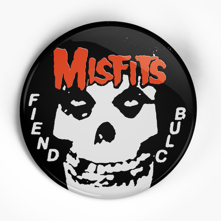 Misfits "Fiend Club" (1", 1.25", or 2.25") Pin