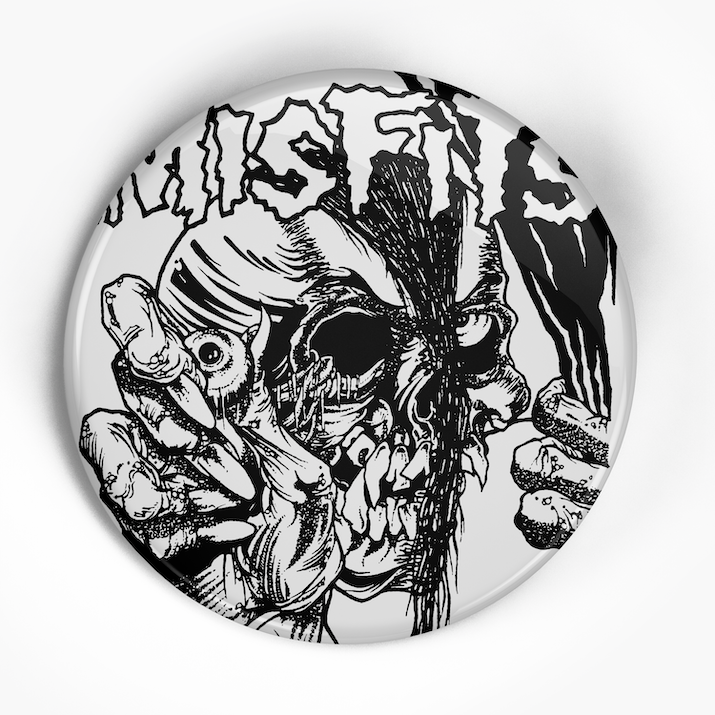 Misfits "Pushead" (1", 1.25", or 2.25") Pin