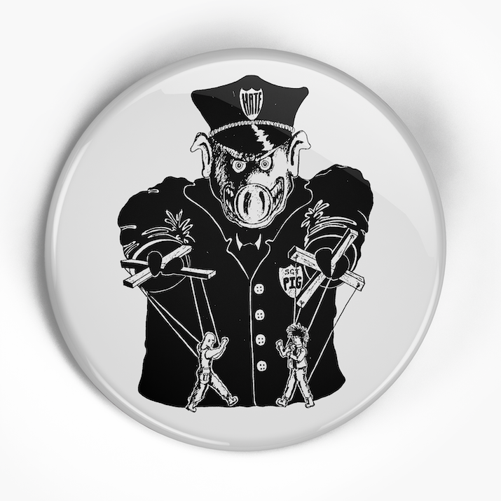 End the Warzone "Cover" (1", 1.25", or 2.25") Pin