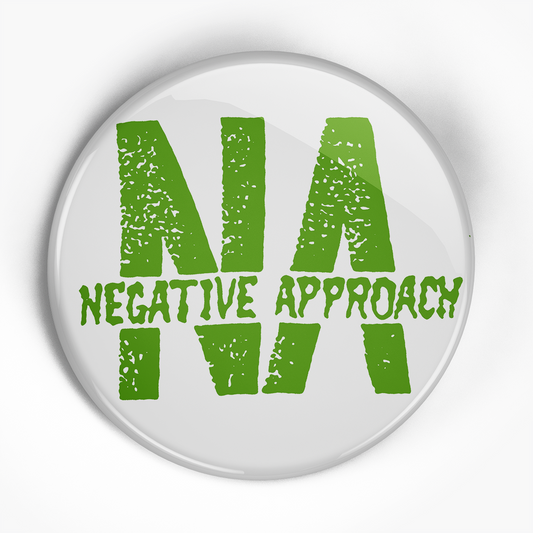 Negative Approach "Shirt (Green)" (1", 1.25", or 2.25") Pin