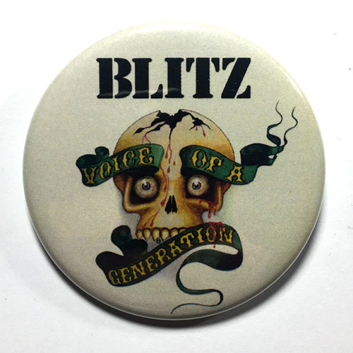 Blitz "Voice of a Generation" (1", 1.25", or 2.25") Pin