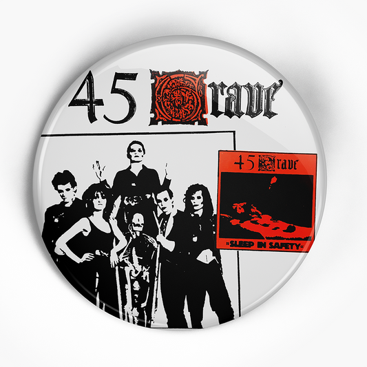 45 Grave "Sleep" (1", 1.25", or 2.25") Pin