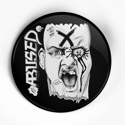 Abused, The "Face" (1", 1.25", or 2.25") Pin