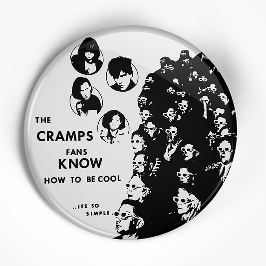 Cramps "Fans" (1", 1.25", or 2.25") Pin