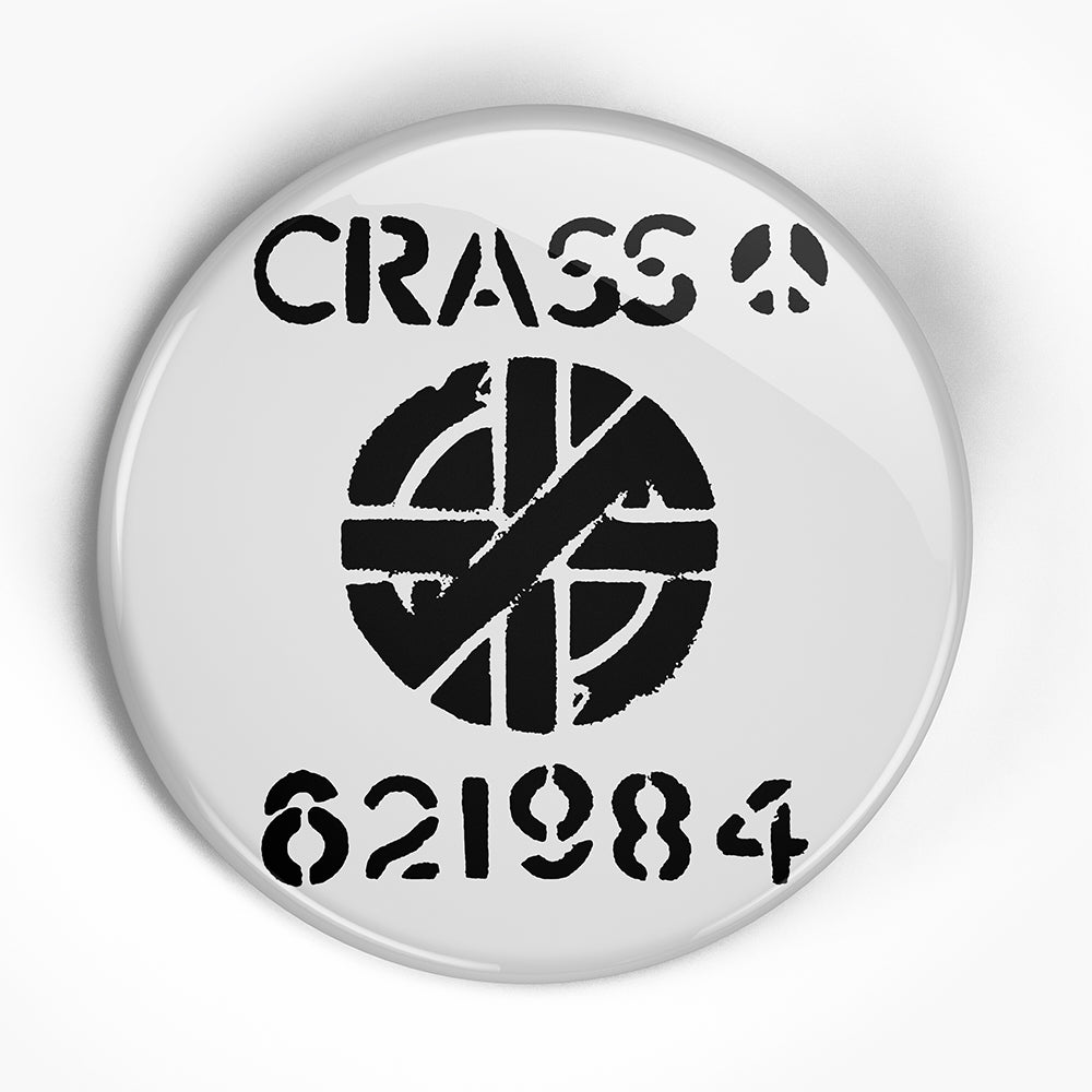 Crass "Feeding" (1", 1.25", or 2.25") Pin
