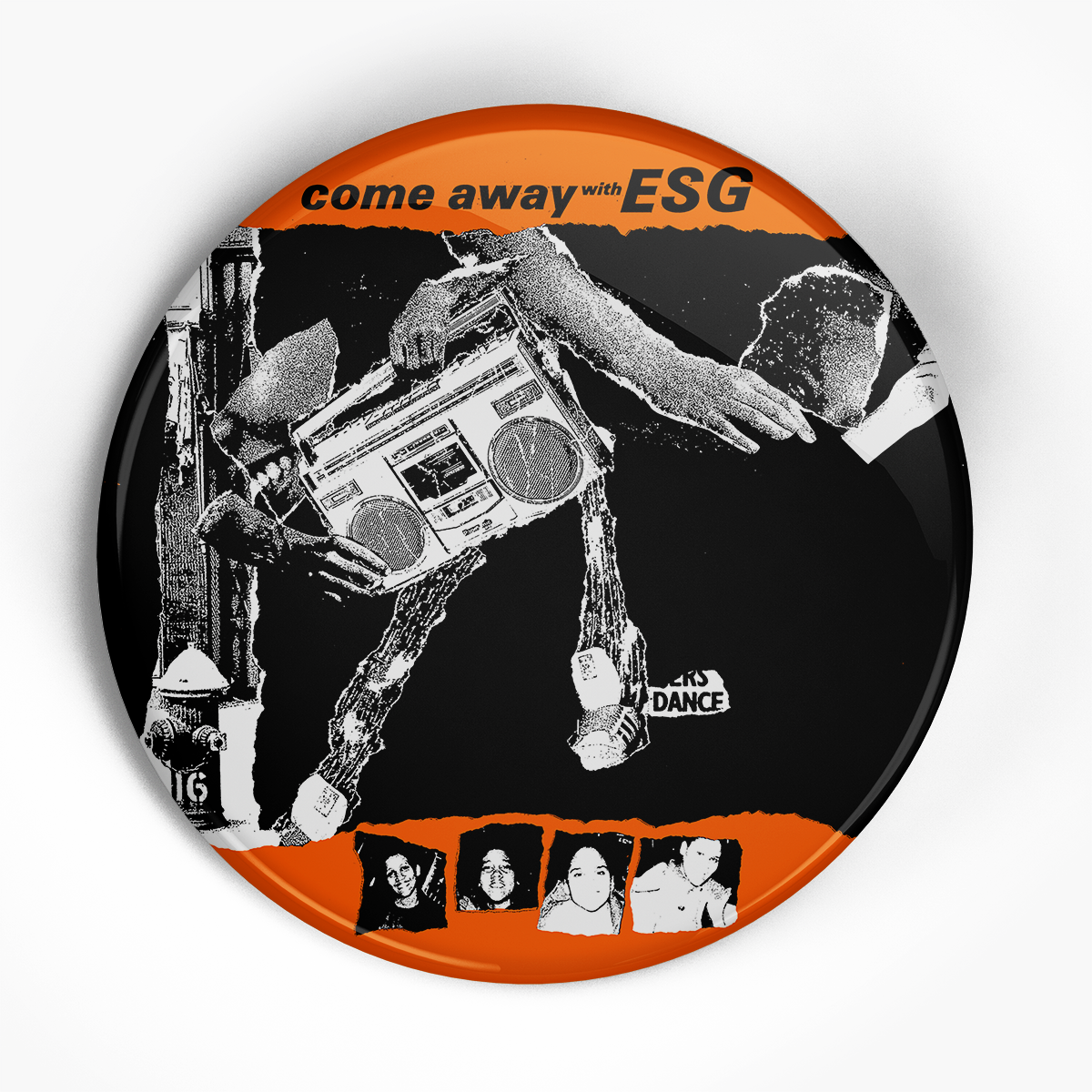 ESG "Come Away" (1", 1.25", or 2.25") Pin