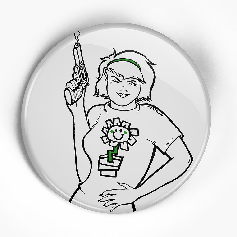 Green Day "Girl" (1", 1.25", or 2.25") Pin