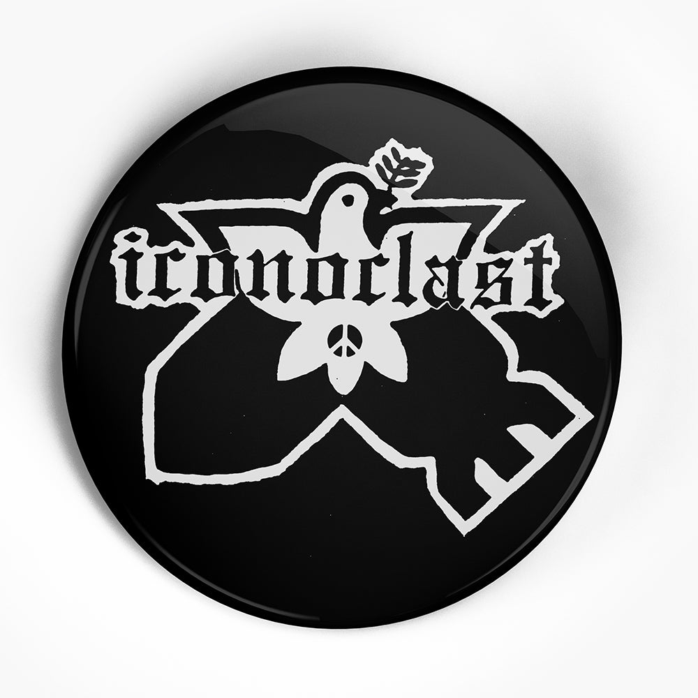Iconoclast "Logo Black" (1", 1.25", or 2.25") Pin