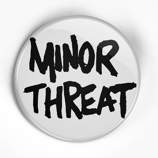 Minor Threat "Logo" (1", 1.25", or 2.25") Pin