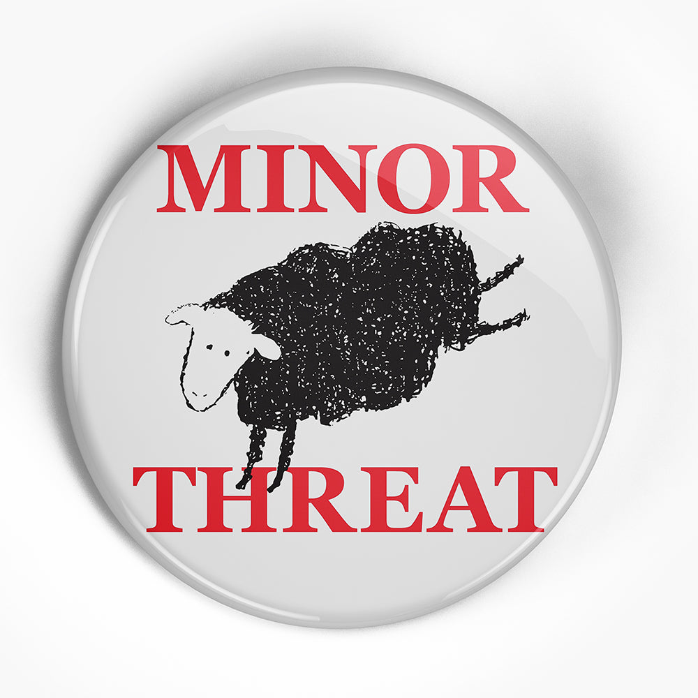 Minor Threat "Sheep" (1", 1.25", or 2.25") Pin