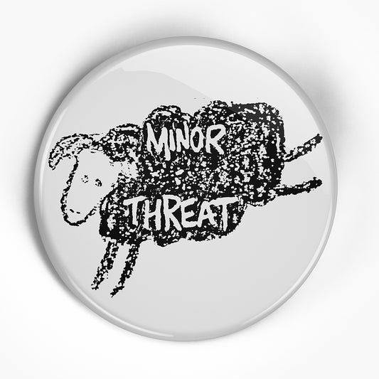 Minor Threat "Sheep Label" (1", 1.25", or 2.25") Pin