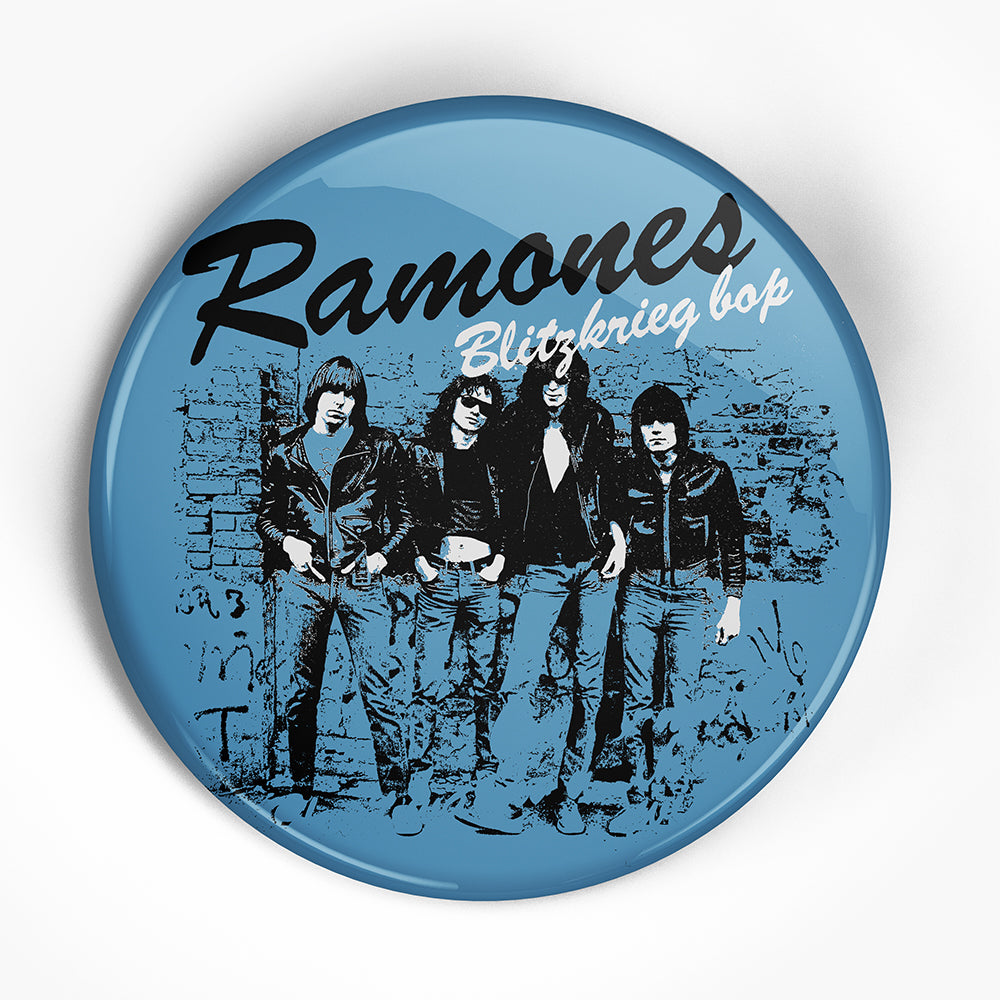 Ramones "Blitzkreig Bop Single" (1", 1.25", or 2.25") Pin