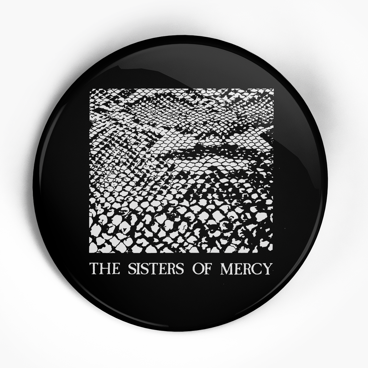 Sisters of Mercy "Anaconda" (1", 1.25", or 2.25") Pin