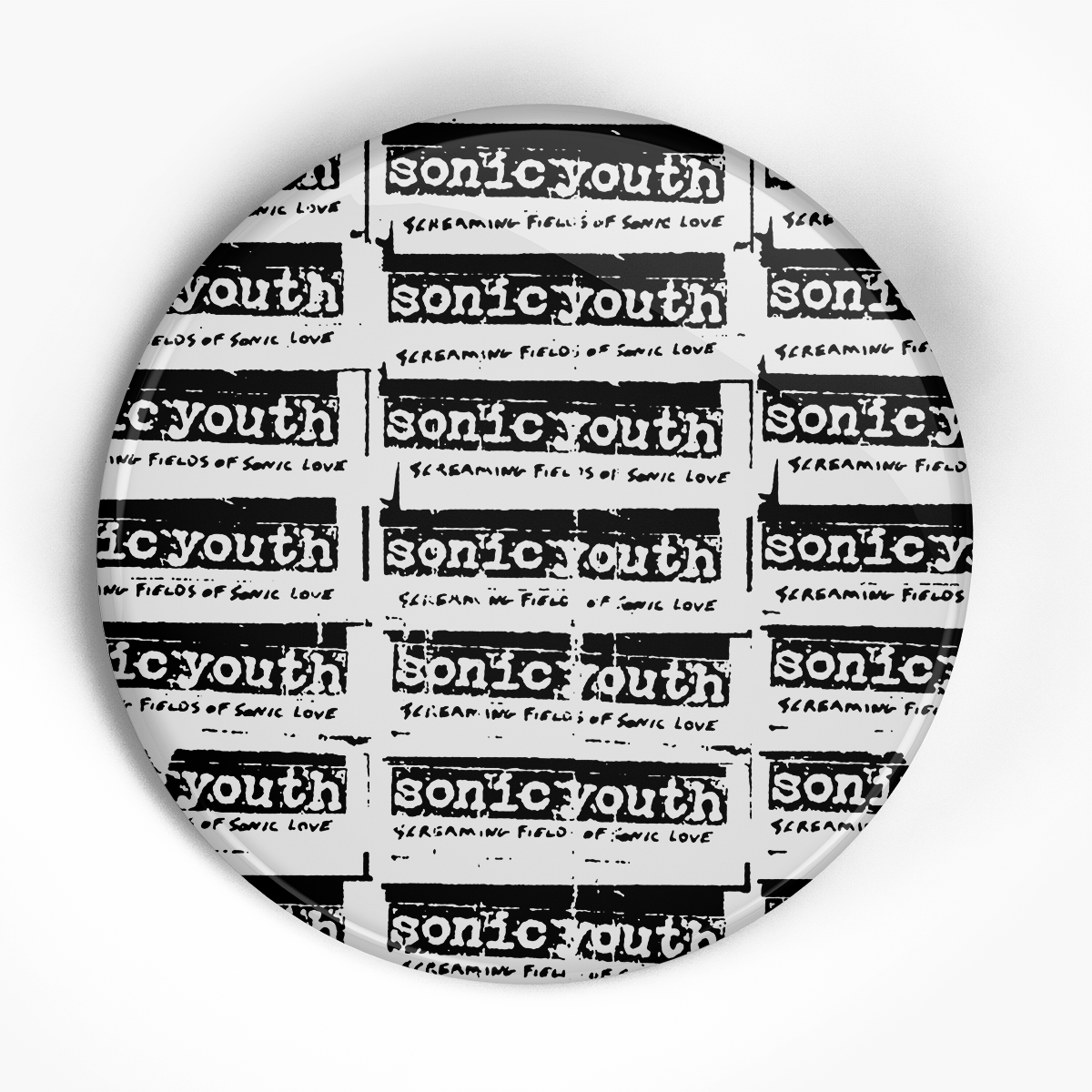 Sonic Youth "Screaming Fields" (1", 1.25", or 2.25") Pin