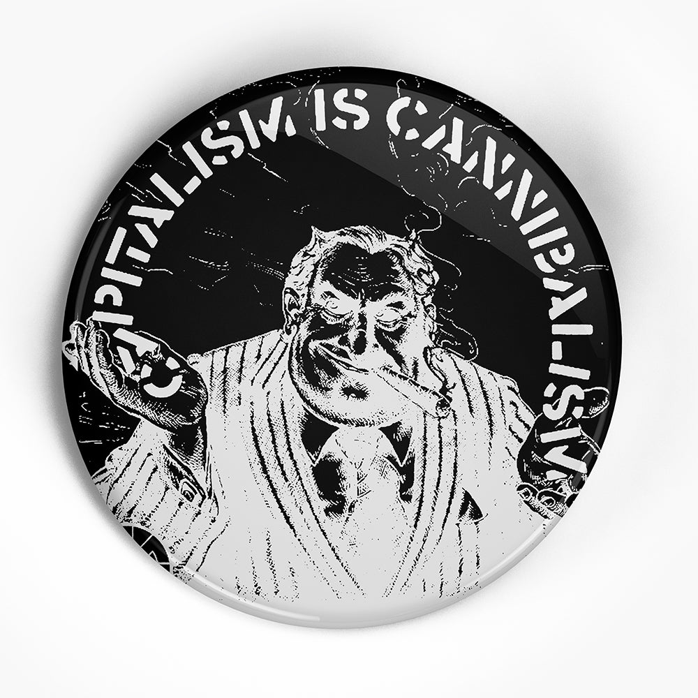 Anthrax "Capitalism Insert" (1", 1.25", or 2.25") Pin