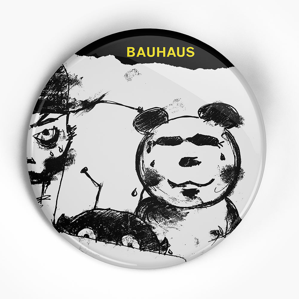 Bauhaus "Mask" (1", 1.25", or 2.25") Pin