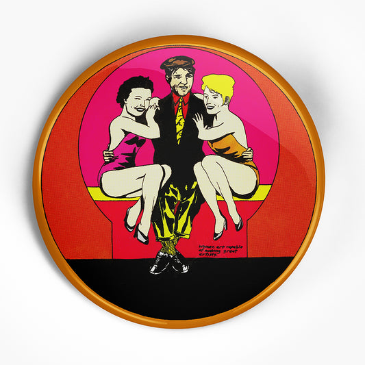 Black Flag "Loose Nut" (1", 1.25", or 2.25") Pin