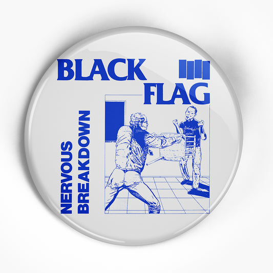 Black Flag "Nervous Breakdown" (1", 1.25", or 2.25") Pin