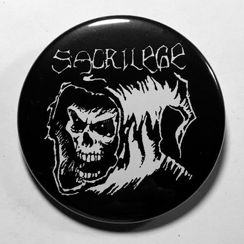 Sacrilege "A Violation of Something Sacred" (1", 1.25", or 2.25") Pin