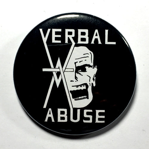 Verbal Abuse "Logo" (1", 1.25", or 2.25") Pin